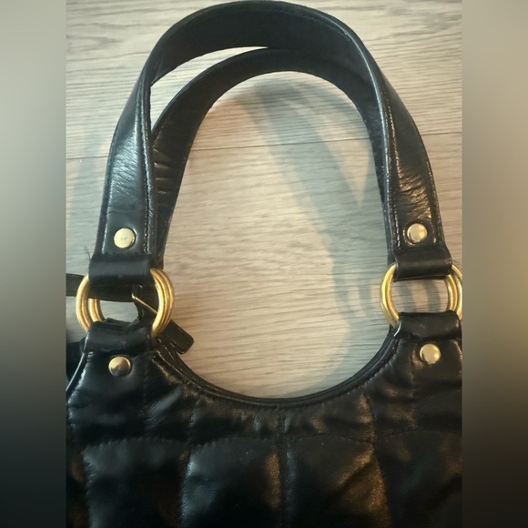 YSL Tribute Patent Leather Handbag Black - Picture 4 of 11